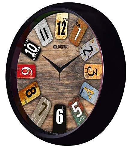 JaipurCrafts Plastic Antique Wall Clock (Multicolour, 2 X 12 X 12 Inch)