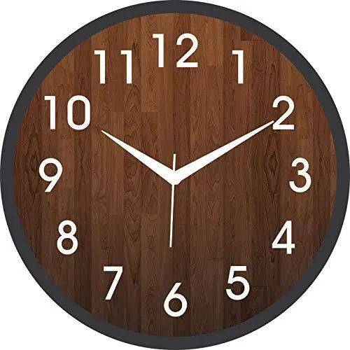Webelkart Designer Plastic Wall Clock for Home/Living Room/Bedroom / Kitchen- 9.50 in (with Ajanta Movement)