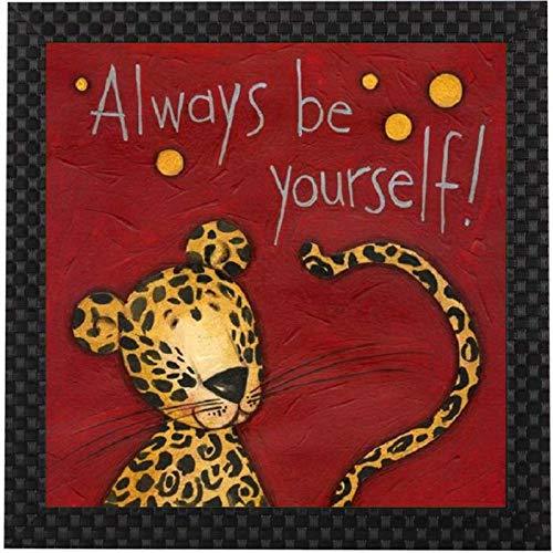 Webelkart Synthetic Design Motivational/Funny Quote Photo Poster Frame without Glass for Wall, Office, Study Room Decoration (Multicolour, 10 x 10 Inch)