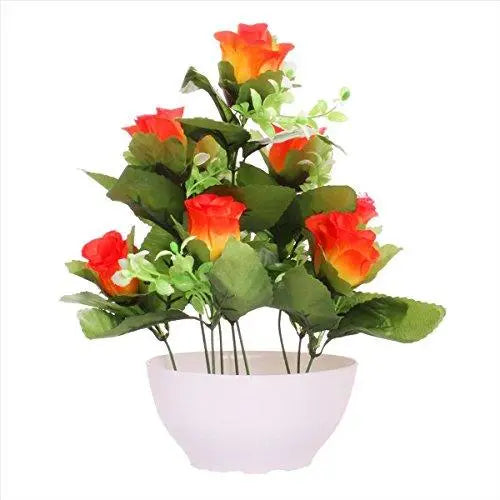 JaipurCrafts Premium Forever Collection Artificial Flowers with Pot