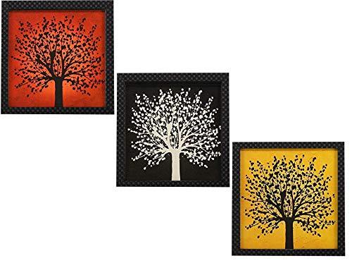 Webelkart Synthetic Designer Motivational/Funny Quote Photo Frame for Wall, Office, Study Room Decoration Poster Framed Without Glass, Size - 10 x 10 inch, Set of 3