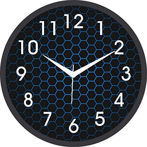 JaipurCrafts Plastic Designer Wall Clock for Home/Living Room/Bedroom/Kitchen with Ajanta Movement (12 in)