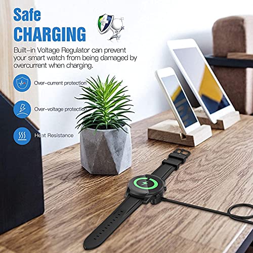 Zitel Charging Cable for Ticwatch Pro 5, Pro 3, Pro 3 LTE, Pro X, E3