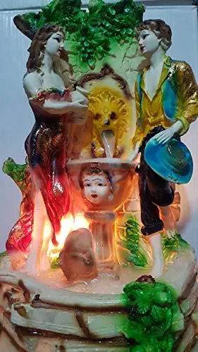 JaipurCrafts Premium Decorative Loving Couple Water Fountain (18IN x 12IN x 12IN)