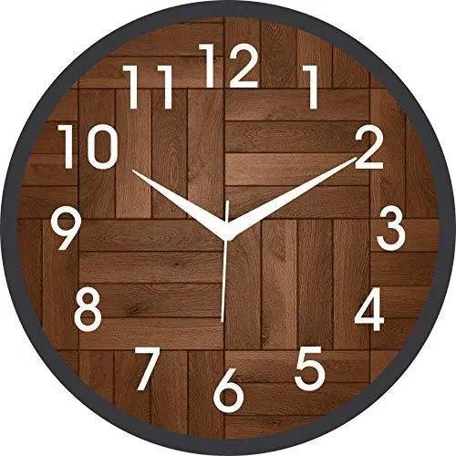 Webelkart Designer Plastic Wall Clock for Home/Living Room/Bedroom / Kitchen- 9.50 in (with Ajanta Movement)