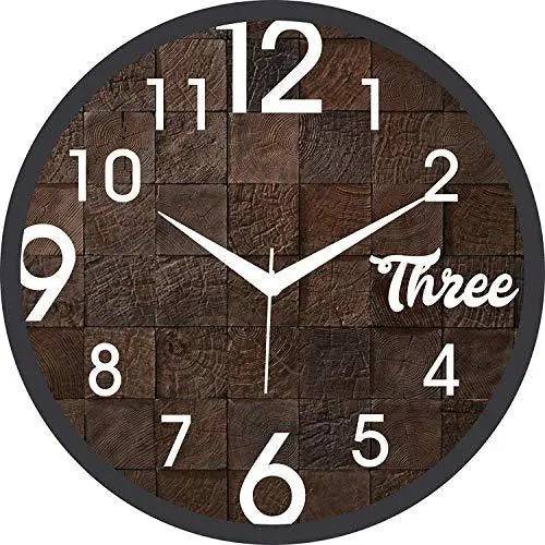 JaipurCrafts Plastic Antique Wall Clock (Multi_2 Inch X 12 Inch X 12 Inch)