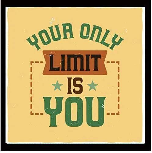 JaipurCrafts Premium Motivational Quote Photo Frame Without Glass for Wall, Office, Study Room Decoration (Synthetic, 10 x 10 Inches , Multicolour)