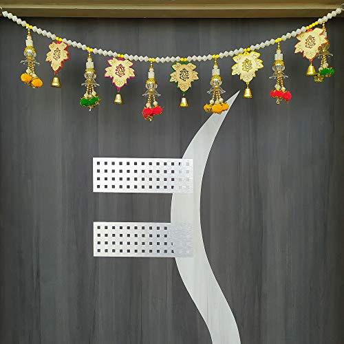 Webelkart Premium Om Handmade Door Toran for Door Home Decoration and Diwali Decoration (Multicolored)- 34 Inch