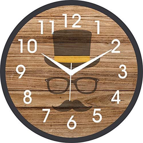JaipurCrafts Plastic Designer Wall Clock for Home/Living Room/Bedroom/Kitchen with Ajanta Movement (12 in)