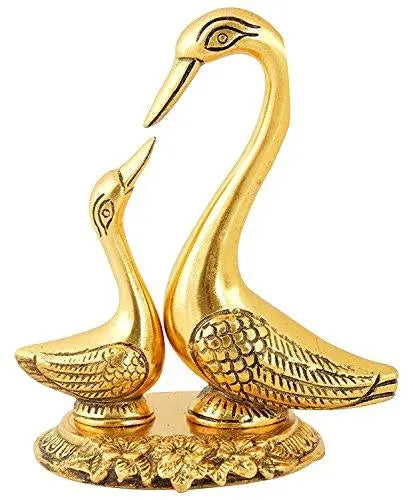 JaipurCrafts Aluminum Showpiece Figurine (9 inch, Gold)