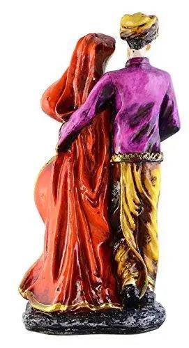 JaipurCrafts Beautiful Rajasthani Couple Showpiece