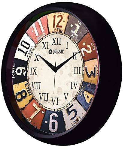 JaipurCrafts Plastic Wall Clock (Multi_2 Inch X 12 Inch X 12 Inch )