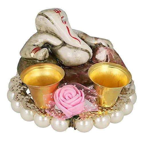 JaipurCrafts Ceramic Cute Lord Ganesha Sitting on Bangle