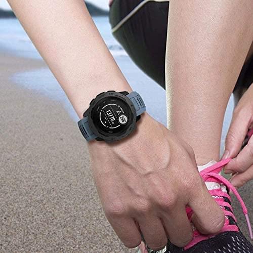 Zitel Band for Garmin Instinct 2 Solar / Instinct / Esports / Tide / Tactical GPS Straps - Slate