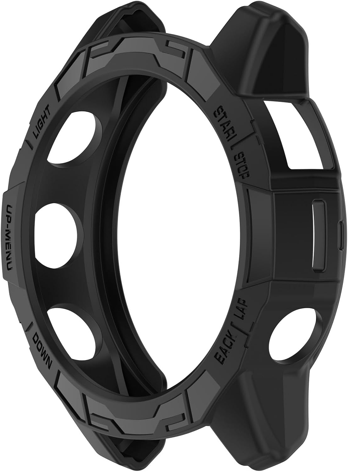 Zitel Case for Garmin Epix Pro 47mm, Fenix 7 Pro, Fenix 7 Bumper Cover - Black