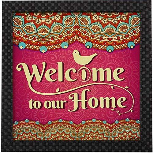 Webelkart Motivational/Funny Quote Synthetic Poster Photo Frame without Glass for Wall, Office, Study Room Decoration (10 x 10 Inch, Multicolour) -Set of 3