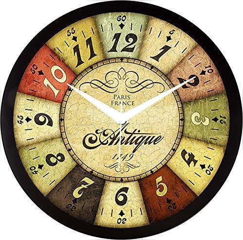 JaipurCrafts Plastic Wall Clock (Multicolour, 2 X 11 X 11 Inch)