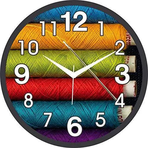 Webelkart Designer Plastic Wall Clock for Home/Living Room/Bedroom / Kitchen- 9.50 in (with Ajanta Movement)