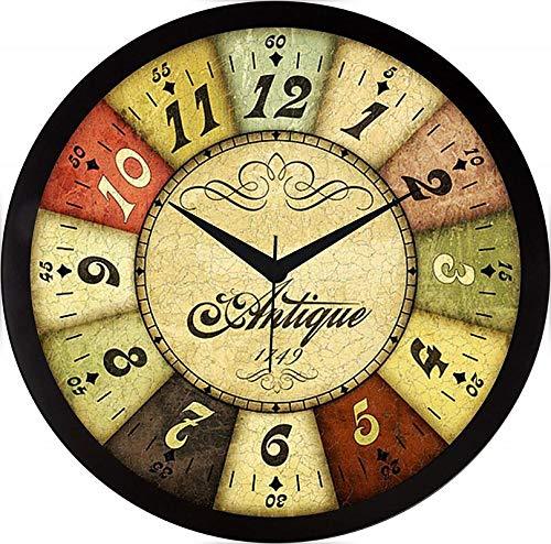 JaipurCrafts Plastic Wall Clock (Black_9.5 Inch X 1 Inch X 9.5 Inch)