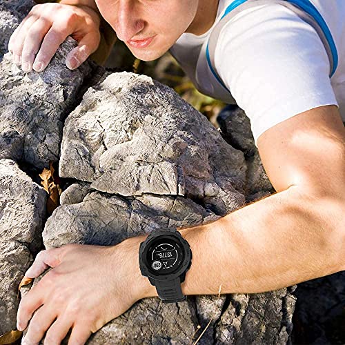 Zitel Band for Garmin Instinct 2 Solar / Instinct / Esports / Tide / Tactical GPS Straps - Black