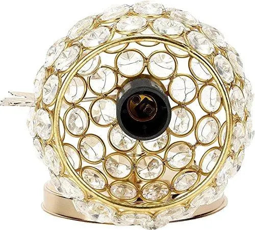 JaipurCrafts Diamonds in Gold Rose Sconce Wall Lamp/Night Lamp/Home Decoration Lamp for Diwali Decoration