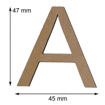 Webelkart Premium Laser Cut 26 PES Capital Alphabet Letter for Kids Learning Gift/Wall Decor/Letter Board/School Board (Wood Colour)