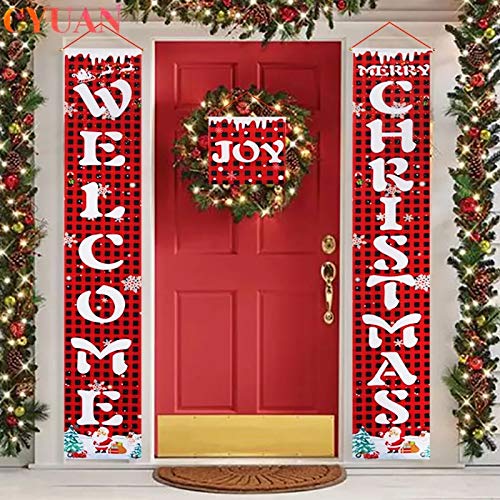 Christmas and New Year Banner for Home Decoration