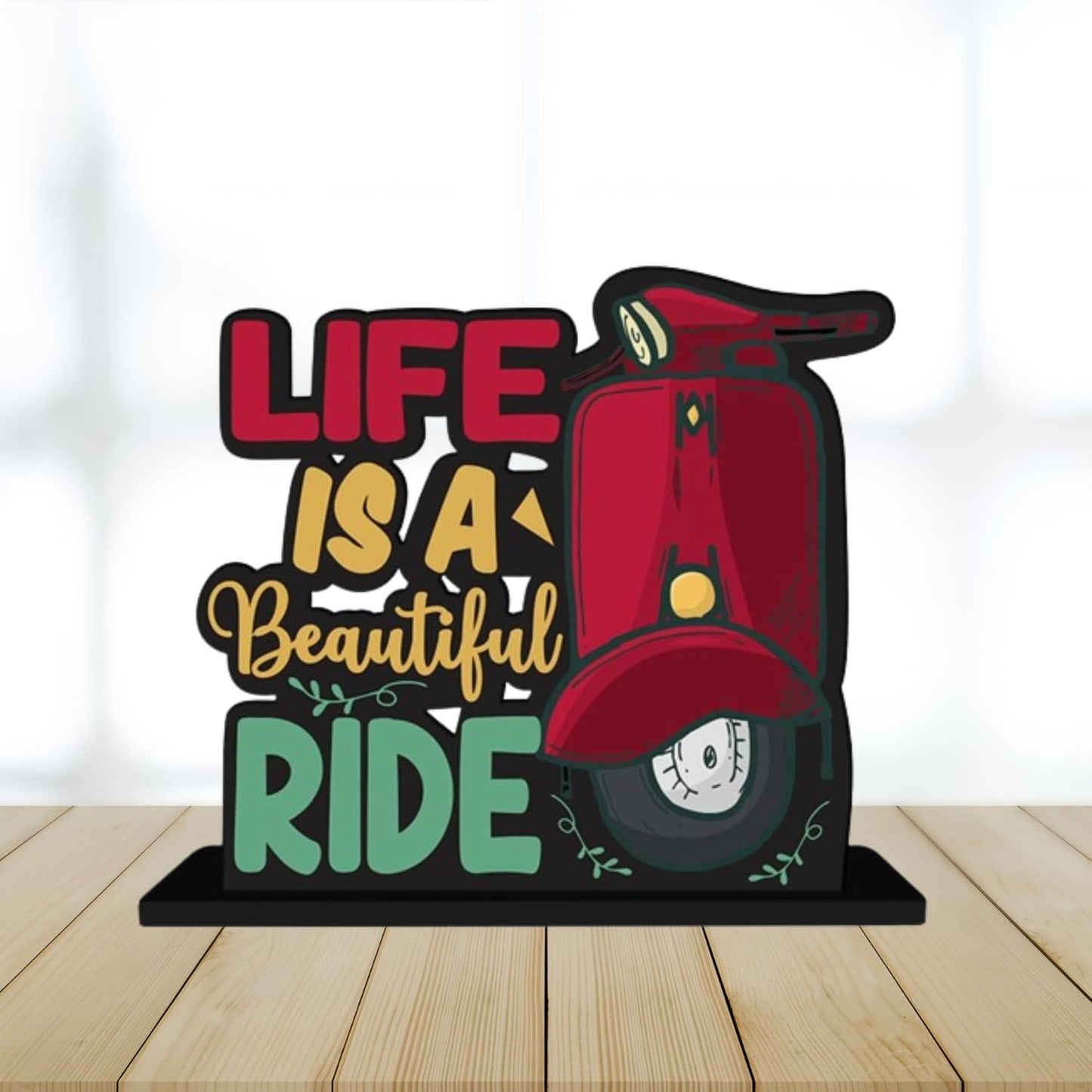 JaipurCrafts Wooden Motivational Quotes Table Decoration for Office Desk | Home Decor Item | Living Room | Modern Art Wood Showpiece Gift Items