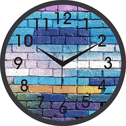 JaipurCrafts Plastic Designer Wall Clock for Home/Living Room/Bedroom/Kitchen with Ajanta Movement (12 in)