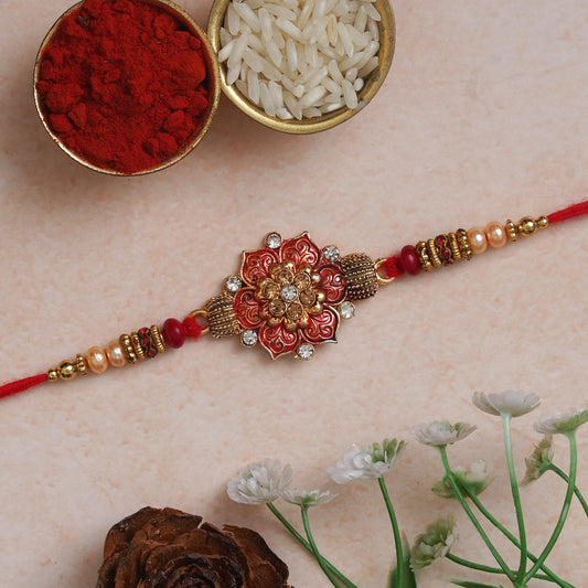 JaipurCrafts Rakhi Set Rakhee for Brother Sister Bracelets Rakhi |Gifts For Brother Lumba Rakhi For Bhabhi Rakhi With Roli Chawal Rakhi Sets lumba rakhi|Latest Rakhi collection
