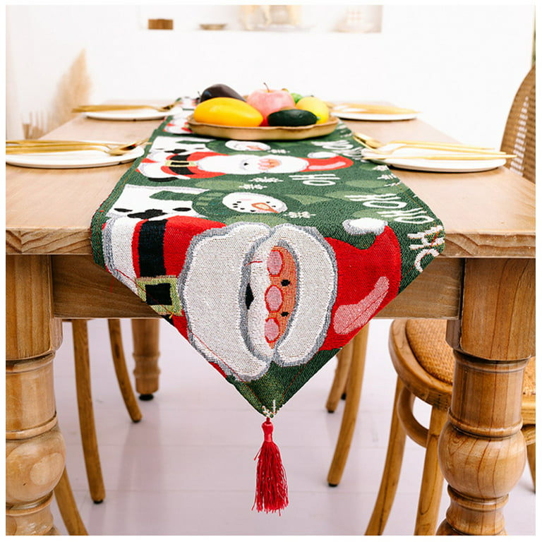 Christmas Table Runner Dining Table Decoration