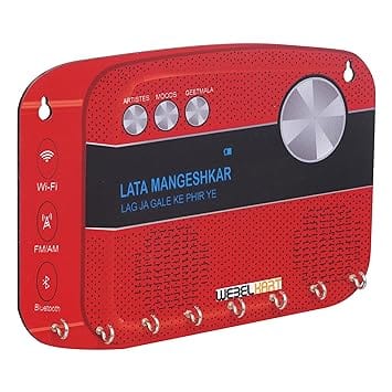 JaipurCrafts  Premium Saregama Carva Designer Key Chain Hanging Board/Wall Hanging Key Holder for Home and Office Decor (8 Hooks- Red)