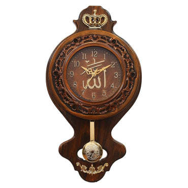 Webelkart Designer Macca Madina Plastic Pendulum Wall Clock for Home/Living Room/Bedroom / Kitchen- 16 in