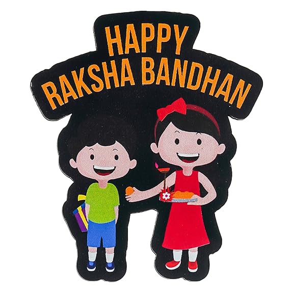 Webelkart Premium Combo Of 3 Rakhi With Happy Raksha Bandhan Magnet For Bhaiya And Bhabhi.Rakhi For Brother And Sister With Greeting Card And Roli Chawal Pack. Rakhi Gift For Couple,Rakhi Set
