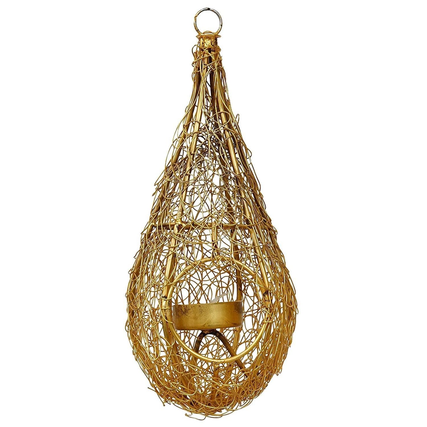 Webelkart Premium Bird Nest Lantern Tealight Candle Holder for Home and Office Decor | Metal Tealight Holder for Home|( 9 Inches)