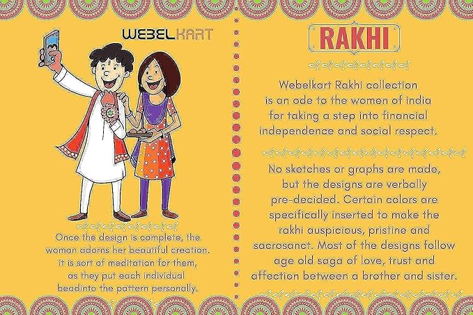 Webelkart 4 Rakhi Combo for Bhaiya and bhabhi with Kids Customised Best Wishes Stand with Image Upload and Customised Keychain with Photo Print and Greeting Cards and Roli Chawal Pack