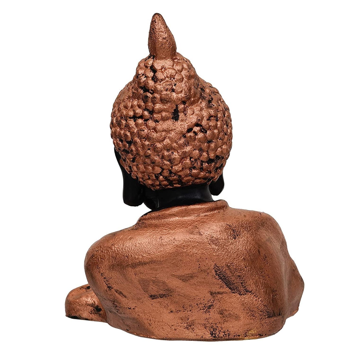 Webelkart Premium Thinking Gautam Buddha Polyresin Showpiece (7.5 x 6 x 4 Inches, Multi)