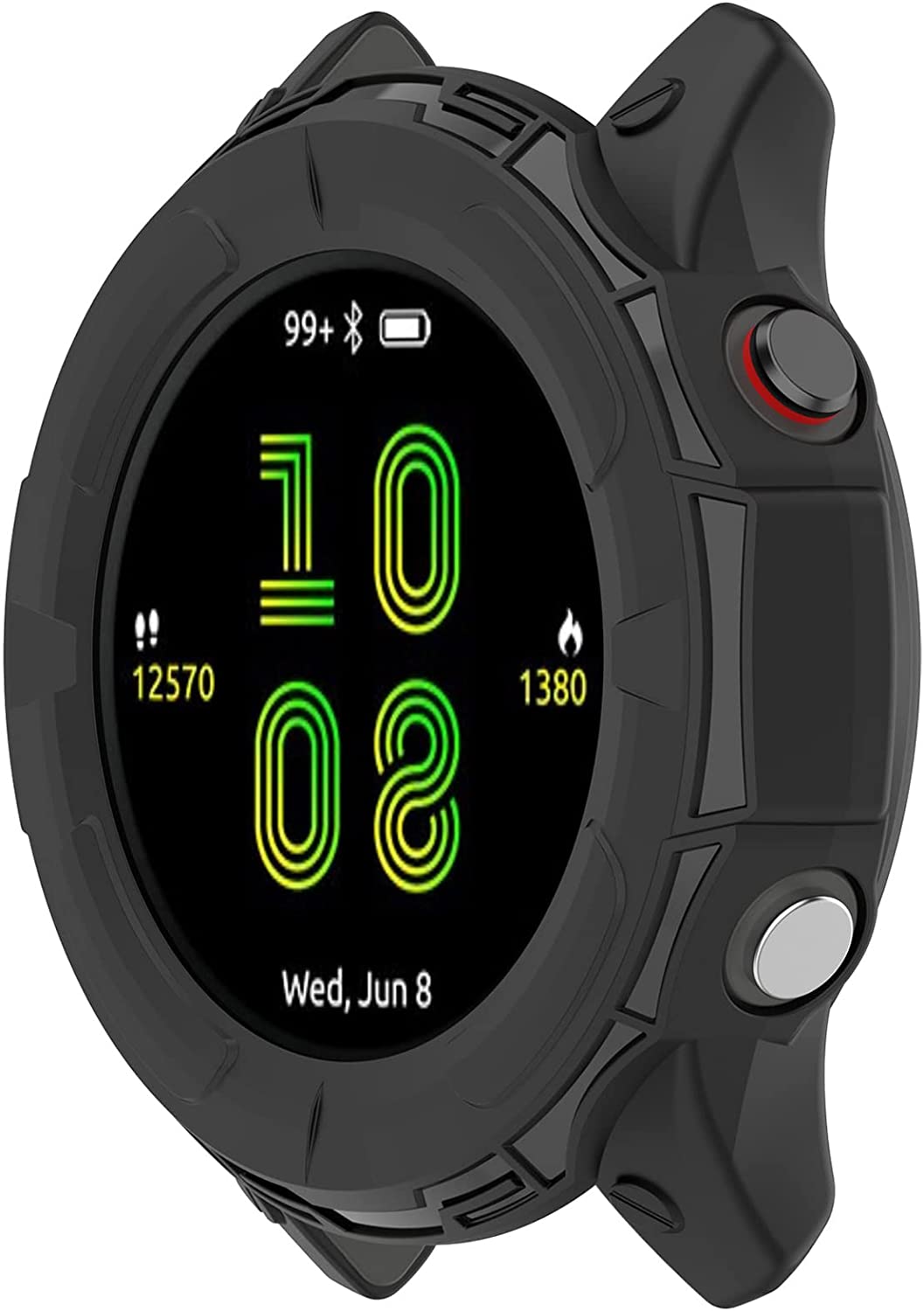 Zitel Case for Garmin Forerunner 255, Forerunner 255 Music Cover - Black