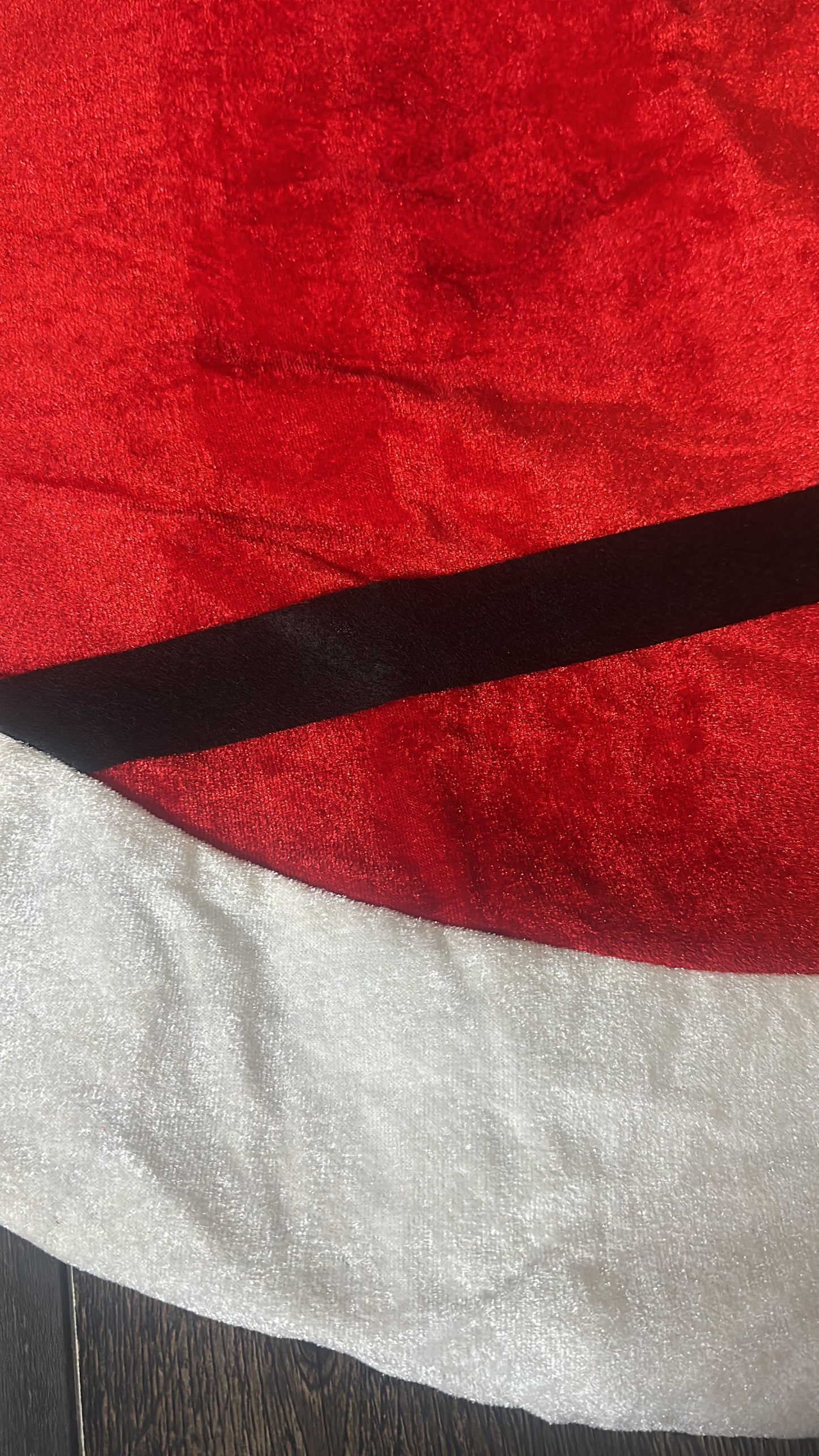 Santa christmas tree skirt