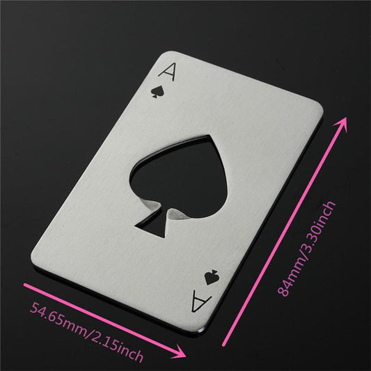 Ace of Spades Bottle Opener