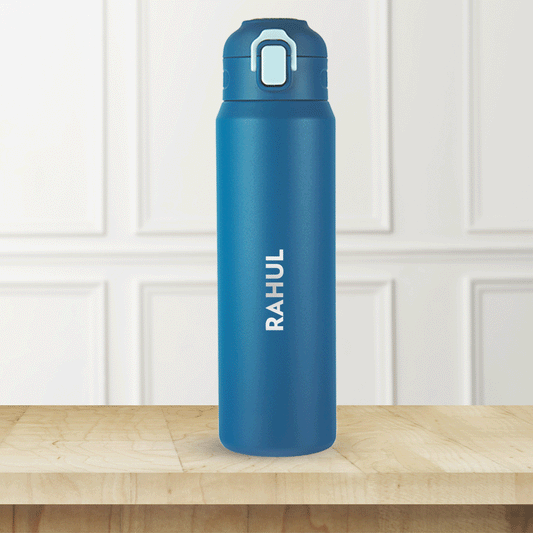 Aquasport Insulated Bottle, 800 ml, Blue-Personalise