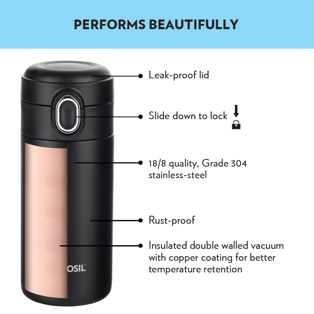 Borosil Traveller Mug Personalise, 300ml
