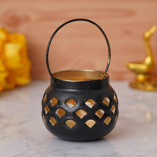 Webelkart®️ Premium Handcrafted Wall Hanging Decorative Tealight Candle Holder, Lantern, Lamp, Hanging Light Holder for Home Decor, Table/Office/Indoor/Outdoor
