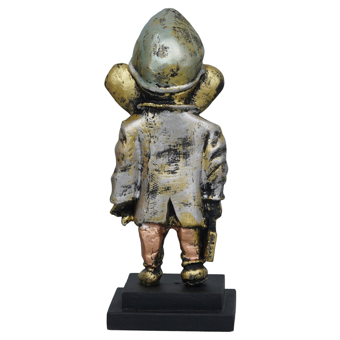 Webelkart®️ Premium Resin Dr. Ganesha Idol Statue for Home and Office Decorations, Ganesha Idol for Table and Car Dashboard Decor ( 7.5 Inches, Multi) |Ganesha with Doctor Kit and Dress up
