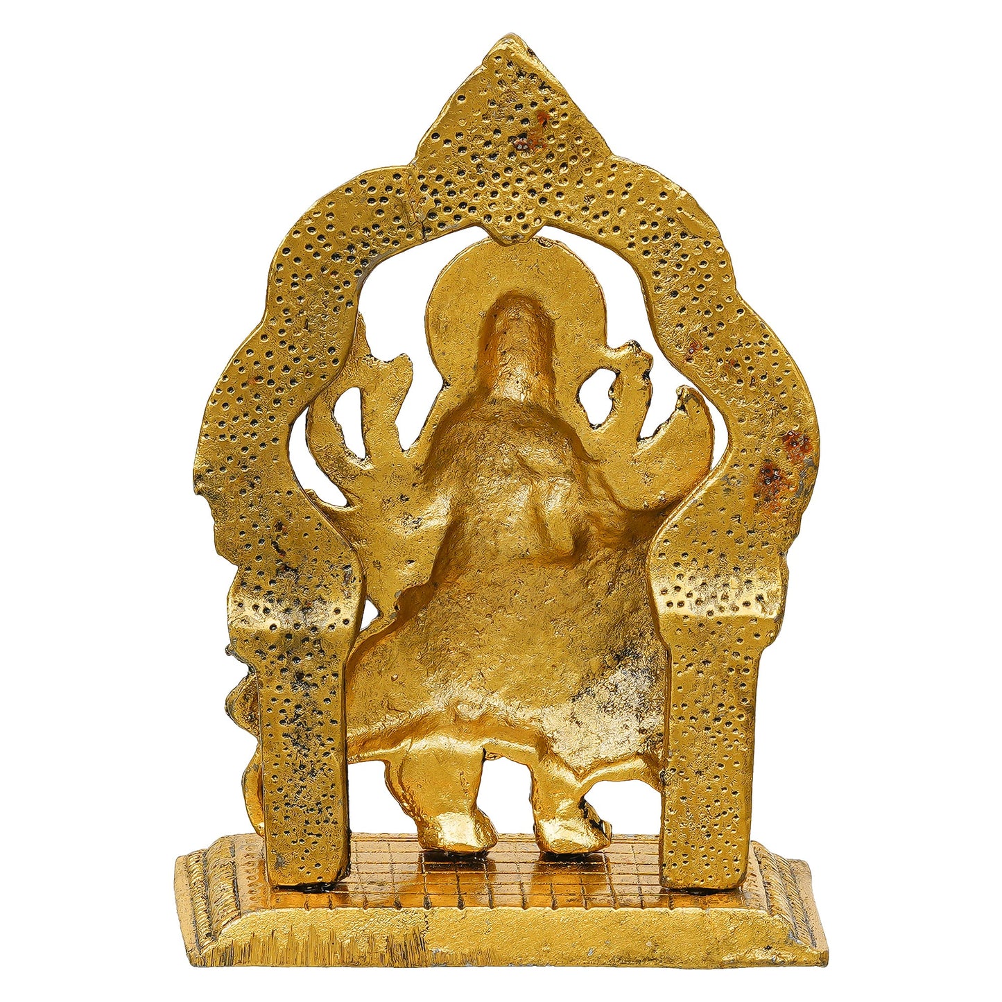 Webelkart Premium Metal Maa Durga MATA Rani Sherawali Murti Idol for Temple,MATA Rani Murti for Office Desk,Sherawali MATA Idol for Car Dashboard (6.50" Inches)