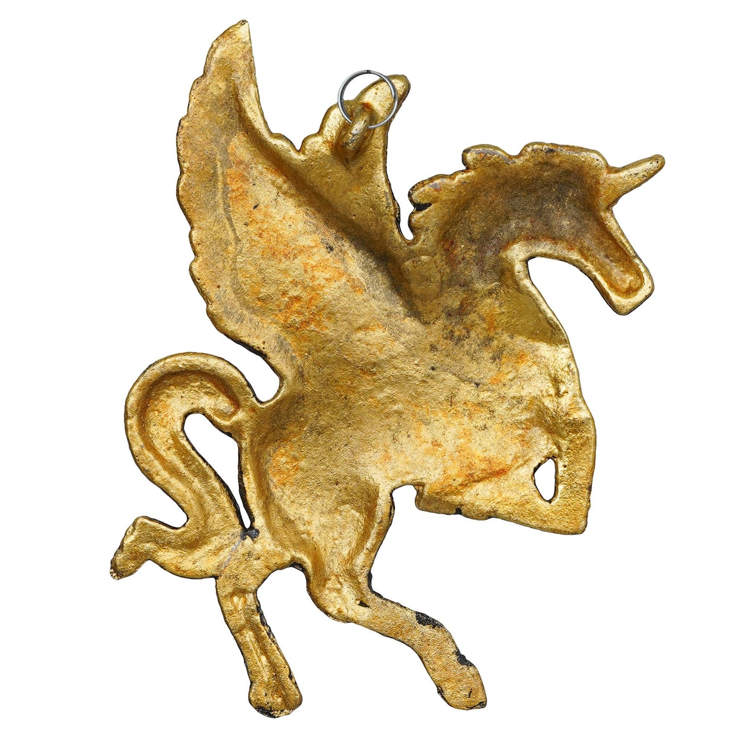 JaipurCrafts Premium HandiCrafted Metal Flying/Running Horse Statue Wall Hanging For Home And Office Decor ( 7.5 Inches)