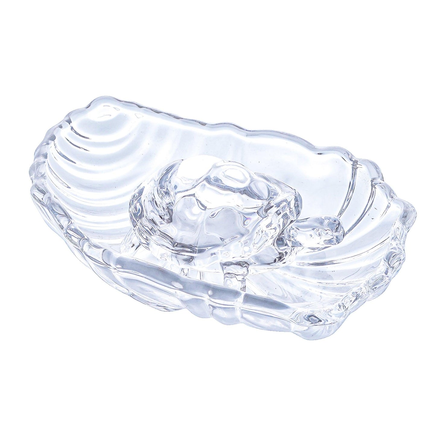 JaipurCrafts Premium Crystal Turtle Tortoise with Leaf Plate for Feng Shui and Vastu Best Gift for Career and Good Luck