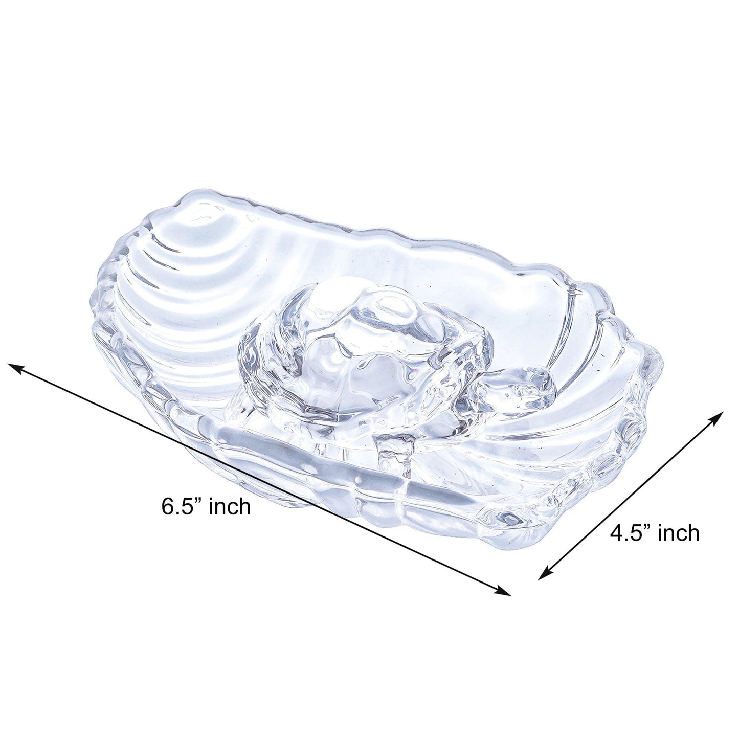 JaipurCrafts Premium Crystal Turtle Tortoise with Leaf Plate for Feng Shui and Vastu Best Gift for Career and Good Luck