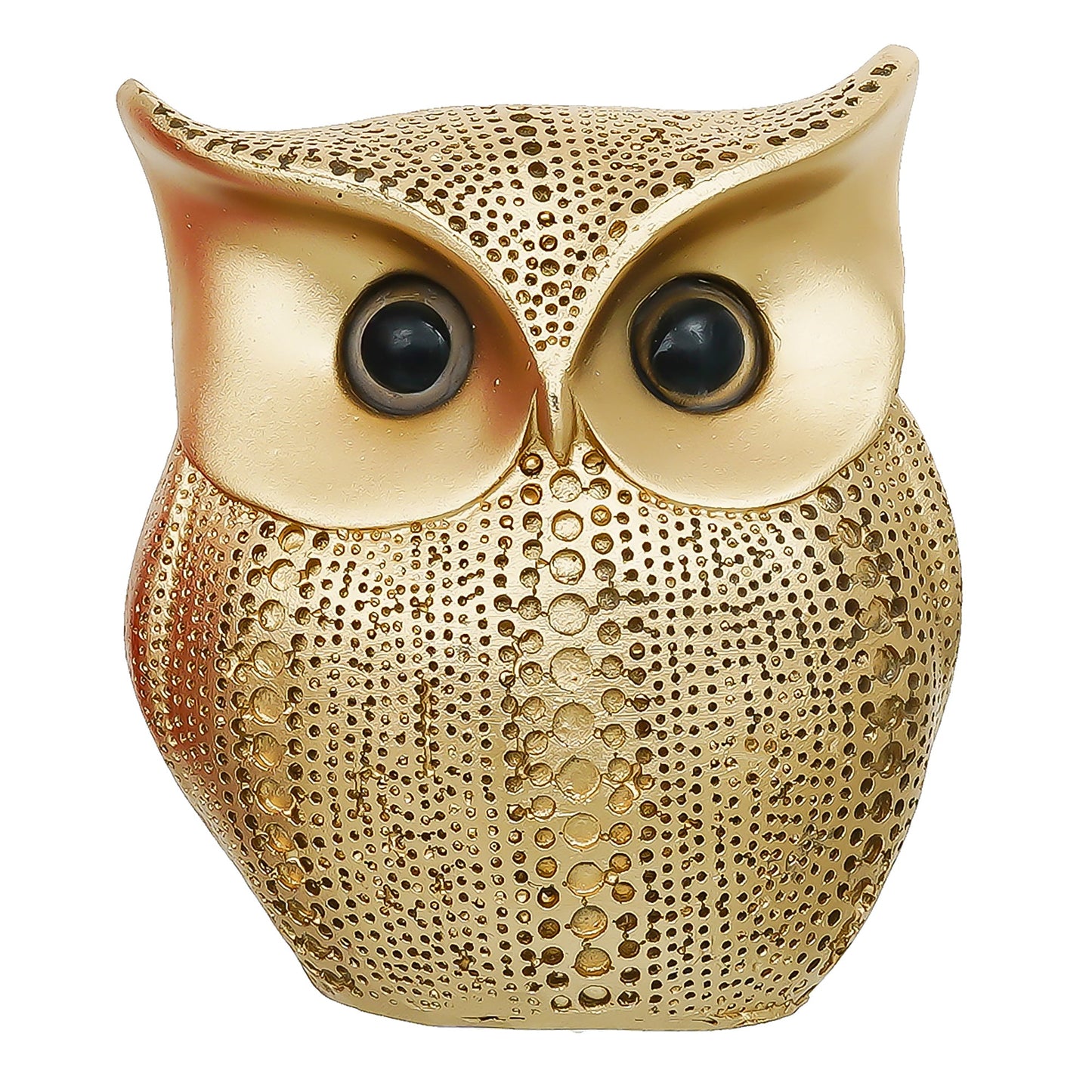 Webelkart Premium Gold Resin Classy Lucky Owl Figure Showpiece for Home/Office Decor,Decorative Items for Table Decor Owl Status (Gold-5.51" Inches)
