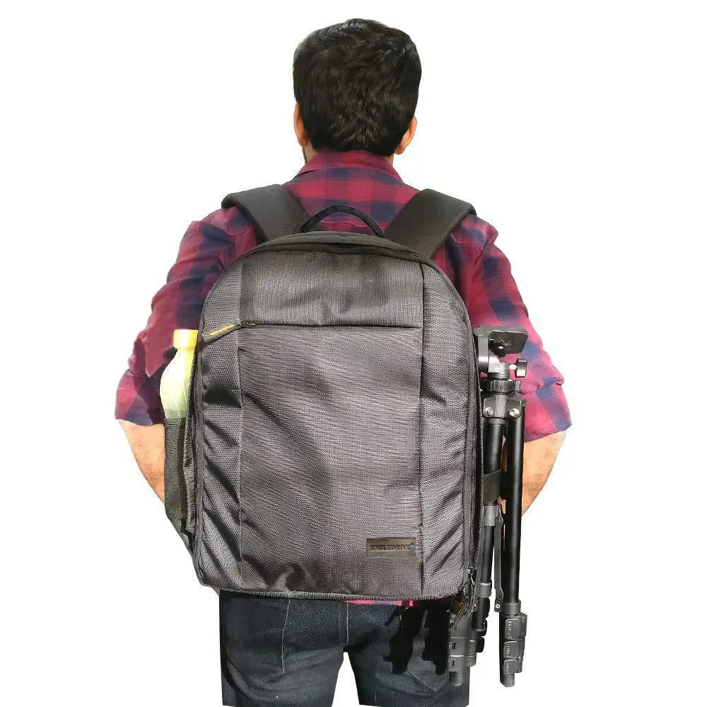 DSLR Camera Laptop Bag Backpack with Padded Adjustable Grids